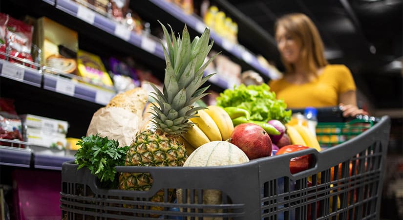 Compras en un supermercado